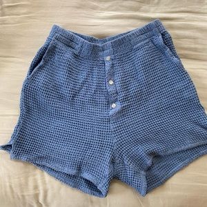 DONNI. waffle henley short